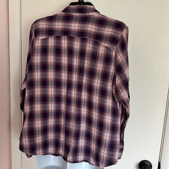 Seven 7 plaid button down shirt - Picture 5 of 8